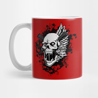 Black Skull Mug